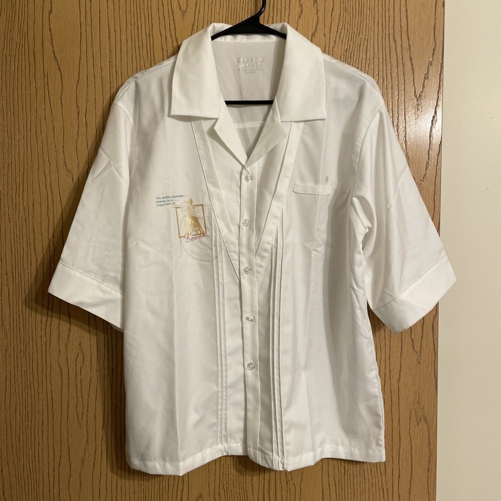 mihoyo official genshin impact Collard Button Up Shirt Size Medium Unisex